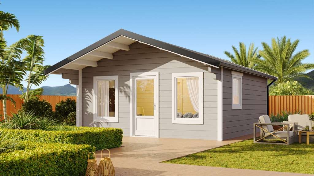 Ecovista 30 m2 Scandinavian timber cabin