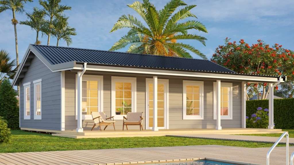 Borealis 59 m2 Scandinavian timber cabin
