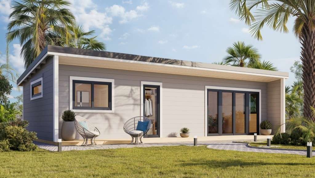 Mistica 45 m2 Scandinavian timber cabin