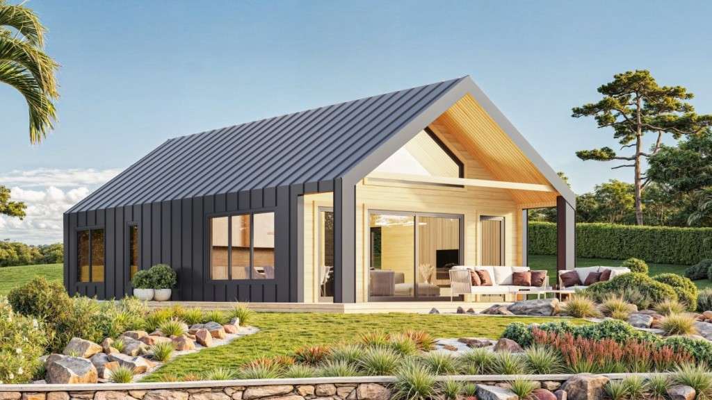 Nordica 81 m2 Scandinavian timber cabin